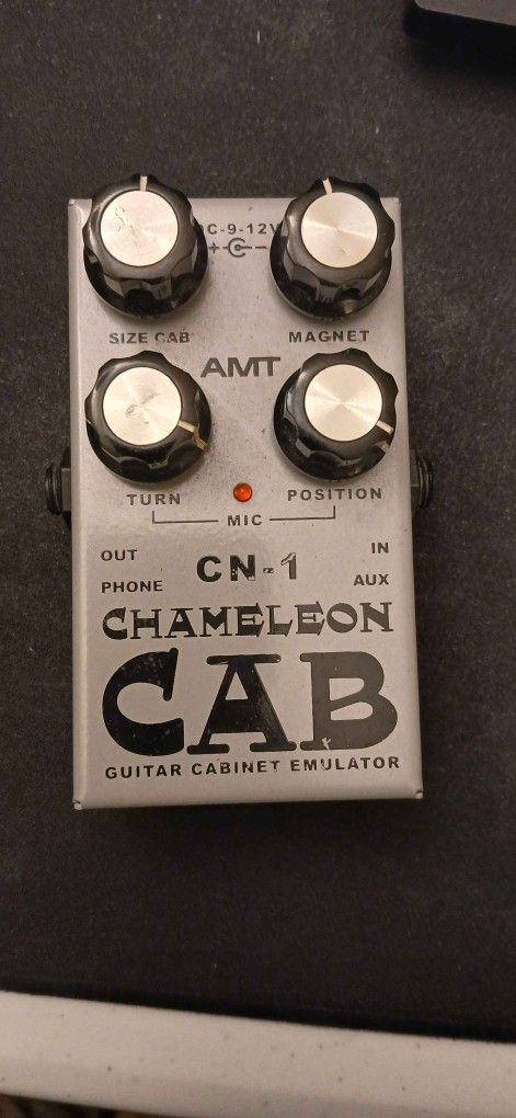 AMT Chameleon CAB CN-1-CabSim Pedal-Speaker Cabinet Emulator (Electric Guitar)