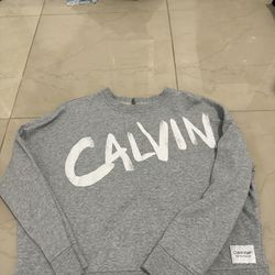 Gray Calvin Klein Sweatshirt 