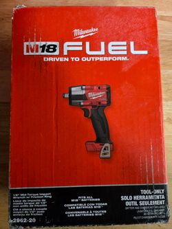 Milwaukee Fuel M18 Impact Wrench New