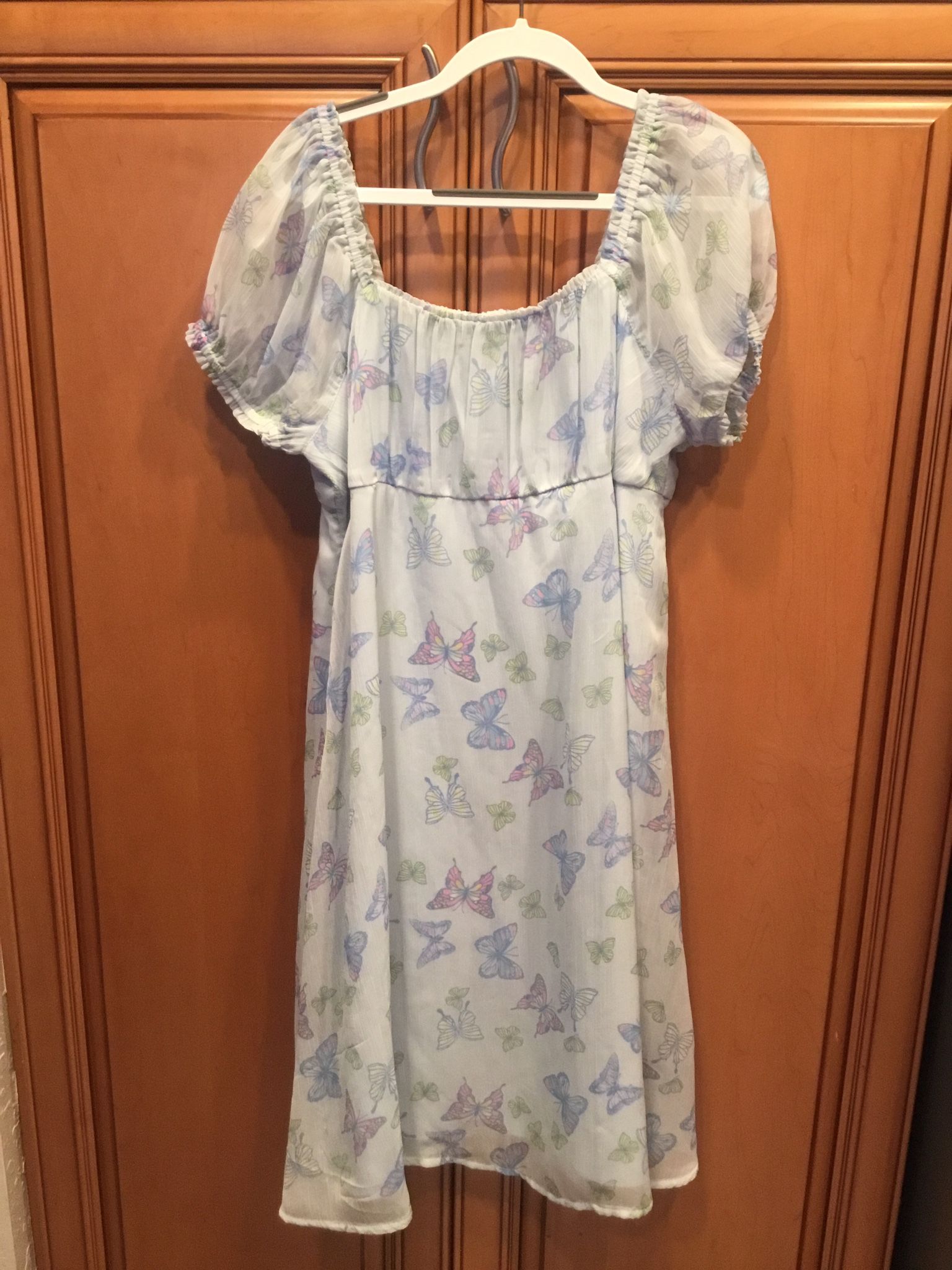 Girls Butterfly Dress New Size 14/16
