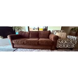 Crate And Barrel Couch And Arm Chair