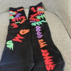 New Halloween Socks Women's Sock Knee High Size 9-11 Size L