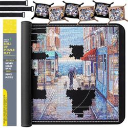 Lwoeo Jigsaw Puzzle Mat Roll Up, 49” x 36” Rubber Pad, #2-84 (New) - $5 West Valley Delivery