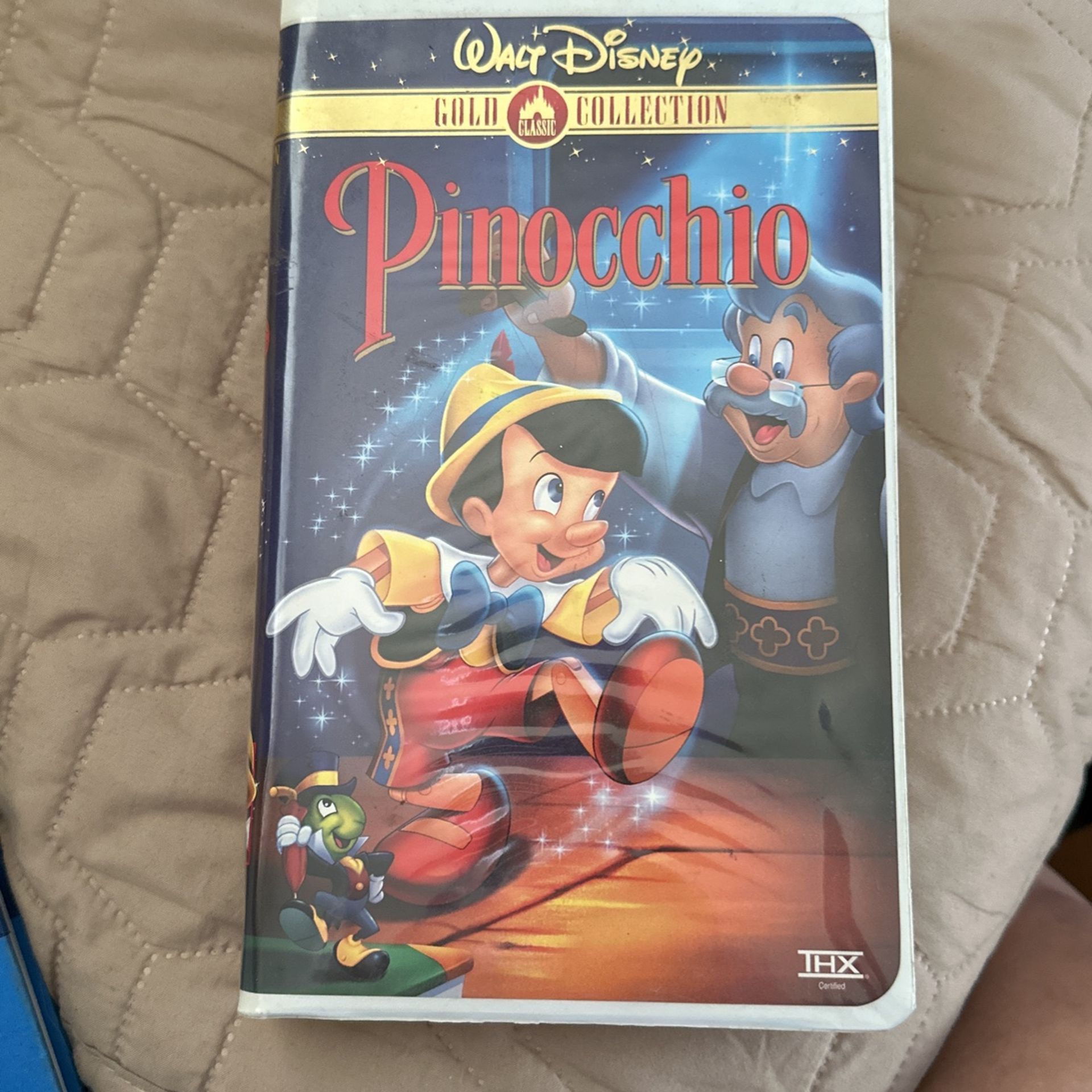 Pinocchio VHS Tape