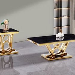 COFFEE AND END TABLE NEW IN BOX. NO CREDIT NEEDED FINANCING AVAILABLE 