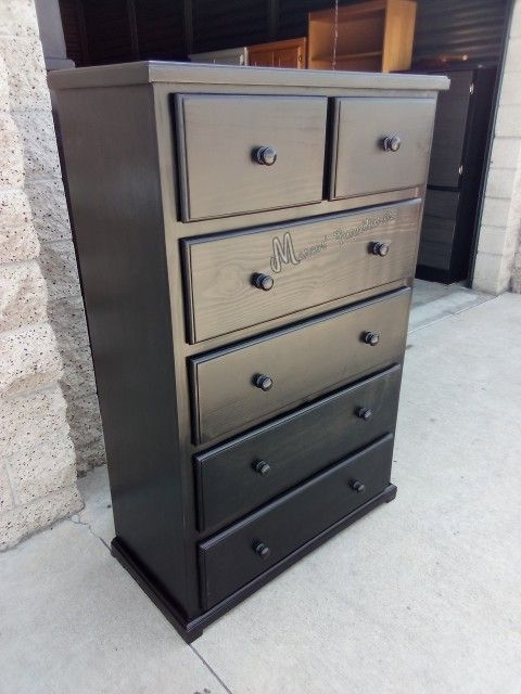 Black Bedroom Duplex Dresser!