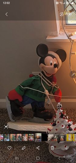 Vintage Mickey Mouse Christmas LOT OF 2 .