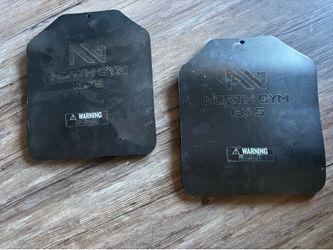 NORTH GYM WEIGHTS PLATES 2x13.75 LBS $50 FOR THE PAIR