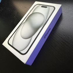 Apple iPhone 15 128GB Black Empty Retail Box