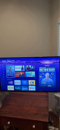 ONN Roku Smart TV Flat Screen 43 inch