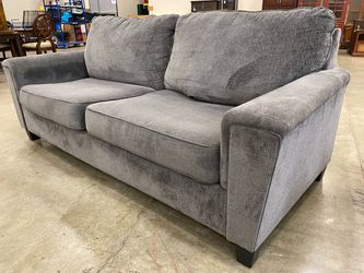 ASHLEY Charcoal Grey Chenille Sofa