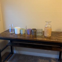 Assorted Flower Vases And Flower Pots