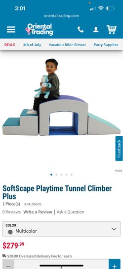 SoftScape Playtime Tunnel Climber Plus