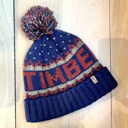 Timberland Hat. Brand NEW Pompom Hat. Vegan Timberland Knit Hat. To