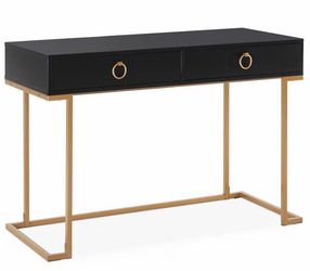Black desk/vanity