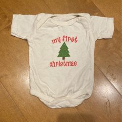 My First Christmas Baby Onesie   