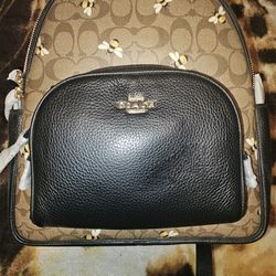 Coach Backpack Bee Print