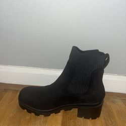 Black Suede Boots