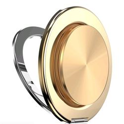 Gold PopSockets Kick-Out Mag Grip Magnetic Phone Holder & Mount - MagSafe Compatible with MagSafe, Charge-Ready Slide, Multifunctional Stand