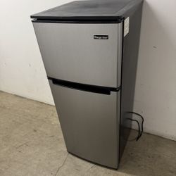 Stainless Steel tall Mini Refrigerator Fridge With Freezer Free Local Delivery/30 Day Warranty