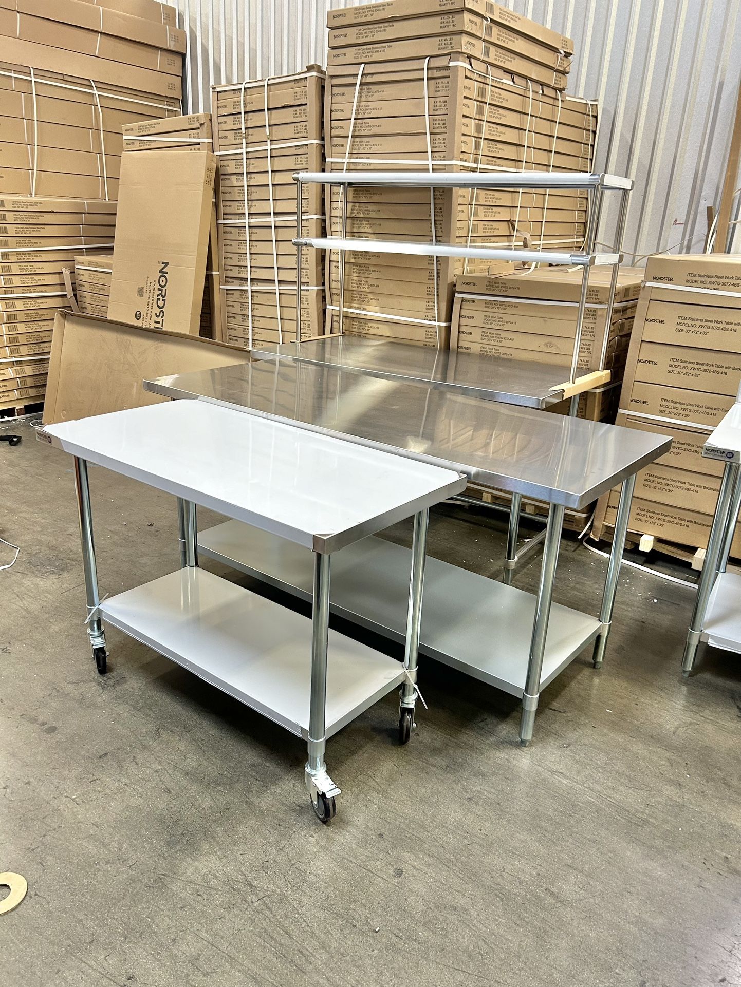 New Heavy Duty Restaurant Equipment Stainless Steel Tables Stainless Commercial Sinks