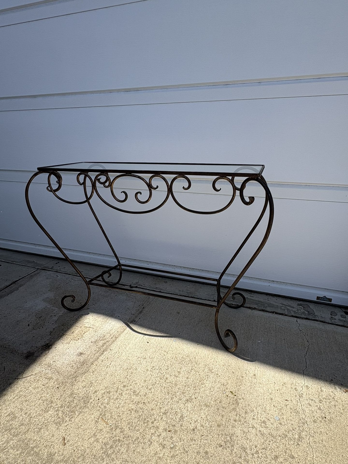 Wrought Iron Table 