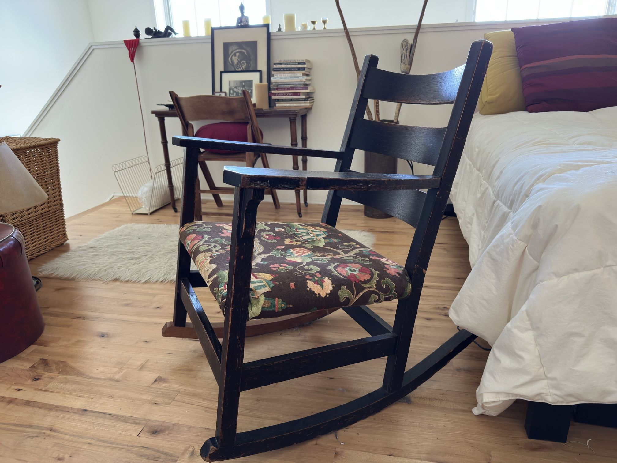 Antique Oak Rocking Chair