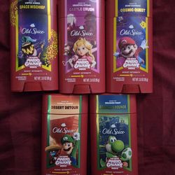 Old spice x super mario galaxy deodorant Mens