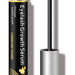 Premium Eyelash Growth Serum - 5ml Eyelash Enhancer And Natural Lash Serum for Thicker Lash And Grow Faster Longer Fuller Healthier Cruelty Free Black