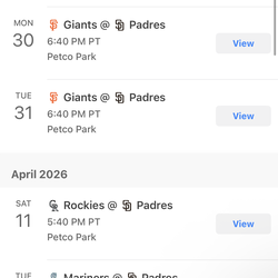 PADRES TICKETS FOR SALE