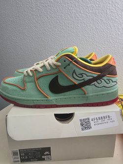 NIKE SB DUNK LOW PRO RODEO TOURMALINE DUNKS SIZE 10
