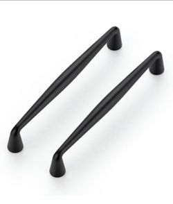 Ravinte Matte Black Cabinet Handles Solid Handles,5 Inch, 40 Pack