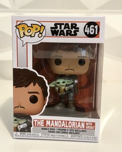 Funko POP! Star Wars: The Mandalorian - Mando Holding Child- Baby Yoda #461