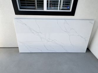 Quartz 6x3 White tile slab for kitchen island or Barbecue- Excellent condition