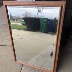 2’ X 3’ Oak Trim Mirror