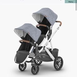 Uppababy vista Double Stroller + Bassinet 