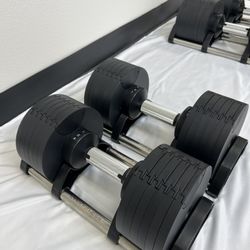 LYNX FITNESS ( BRAND NEW IN BOX ) Pair Of 50lb Adjustable Dumbbells