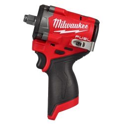 Milwaukee  M12 FUEL 12V Lithium-Ion Brushless Cordless Stubby 1/2 in. Impact Wrench (Tool-Only)
