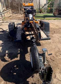 2020 Barreto E924 Trencher W/ Barreto Trailer