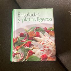 Libro De Carátula Dura De Ensaladas Y Platos Ligeros