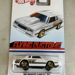 Hot Wheels 1/64 scale Flying colors 1986 Monte Carlo SS