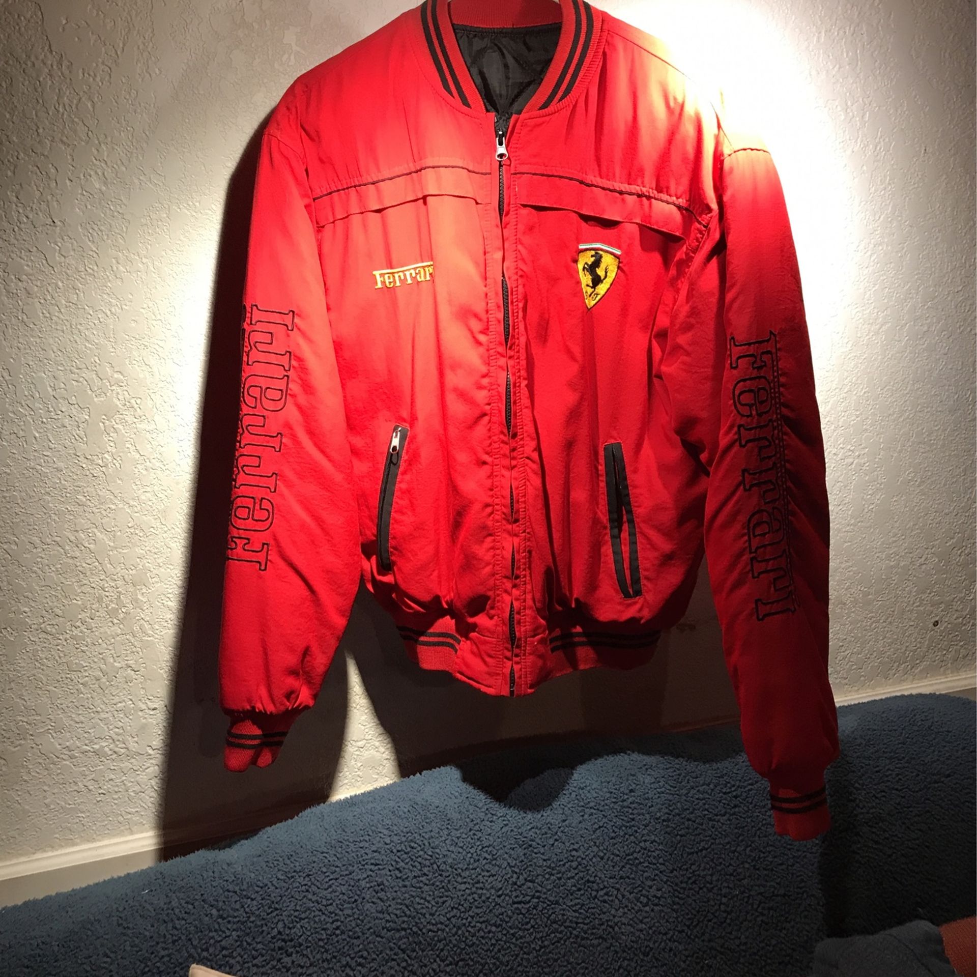 Vintage Ferrari Jacket Mens Large