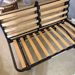 IKEA Sofa Loveseat Gray Cover Futon Mattress Bed Sleeper Good  Condition But Not Open For The Bed  