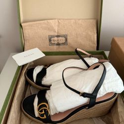 Gucci Leather Espadrille (Size 41)