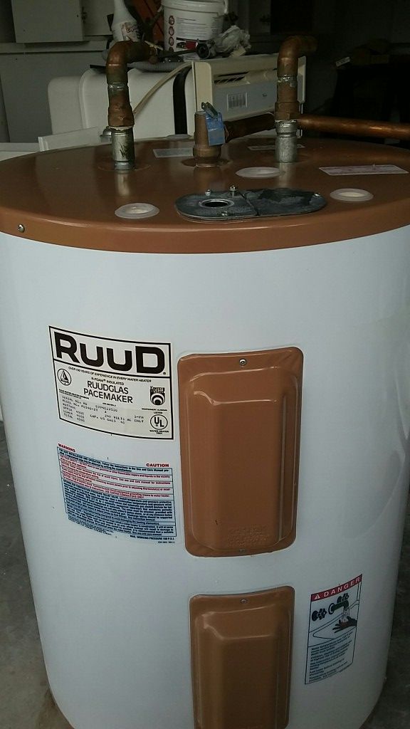 ruud 40 gallon water heater price