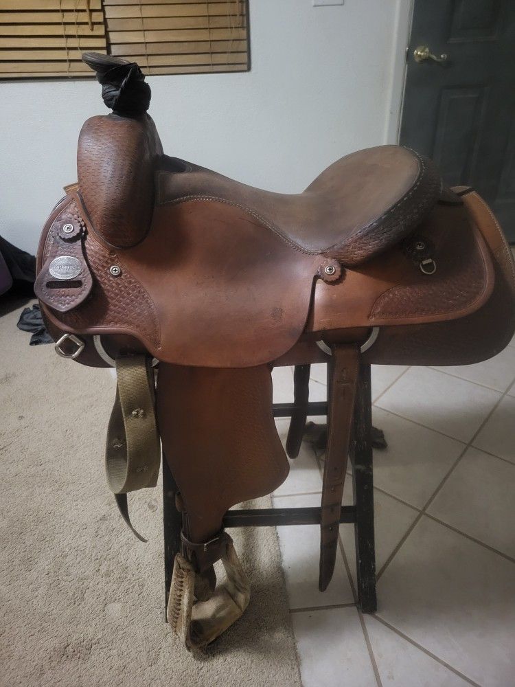 Crates Roping Saddle 15.5"