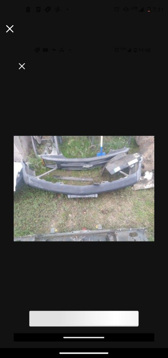 1997 Chevy S10 Front And Back Bumpers