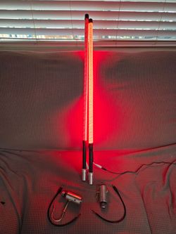 New 3ft pair LPG led whip for sxs rzr canam