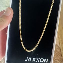 Brand new in Box (new is $179)!  14k gold Franco Jaxxon chain 2.5mm
