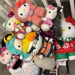 Hello Kitty Plushies 